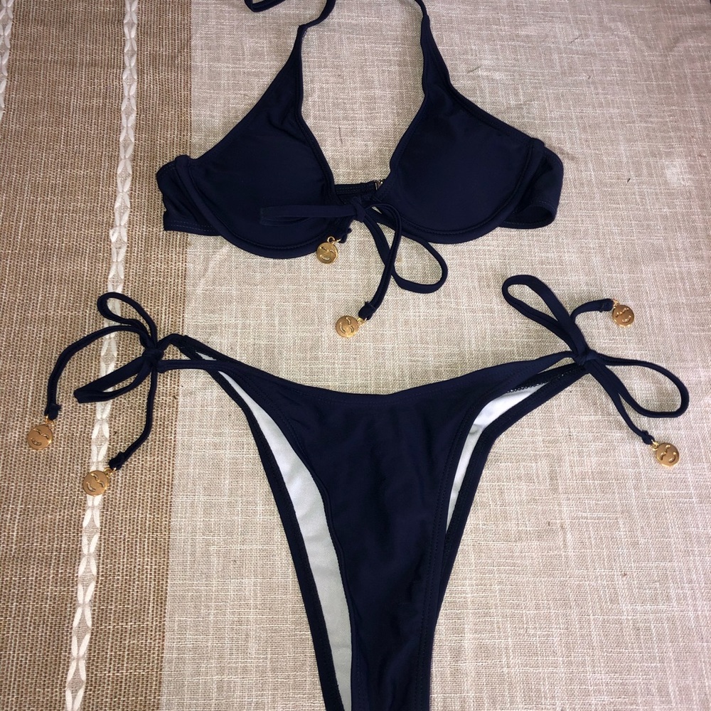 Navy blue bikini set💙